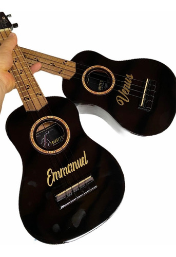 Ukeleles Acusticos Sopranos Color Miel +forro+tutorial+envio