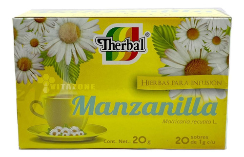 Té Manzanilla 20 Sobres Therbal