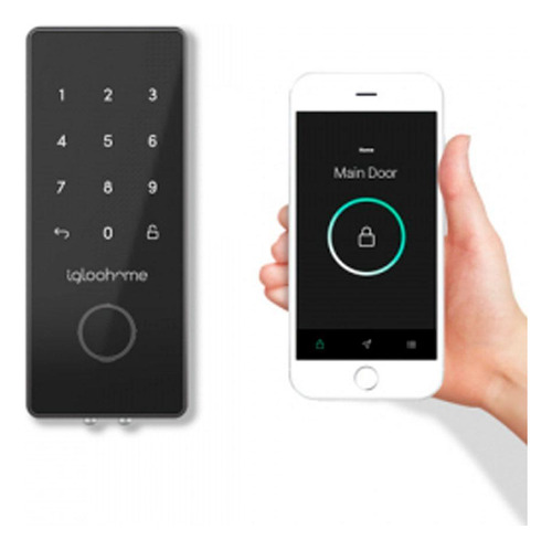 Fechadura Digital Deadbolt 2e Smart Metal Grey Igloohome