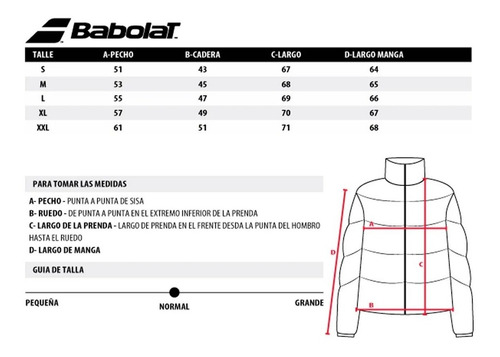 Imagen 5 de 9 de Campera Deportiva Babolat Viper #1 Strings