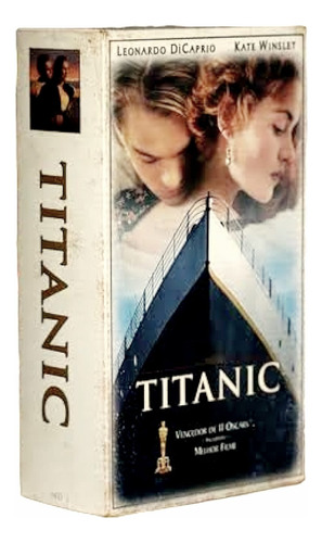 Fita Vhs Duplo Titanic  Original - Colecionismo - 11 Oscares