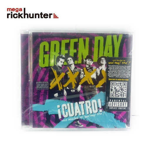 Cd Green Day Cuatro Sellado Megarickhunter