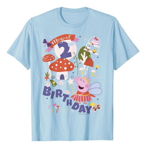 Camiseta Mágica De Segundo Cumpleaños De Peppa