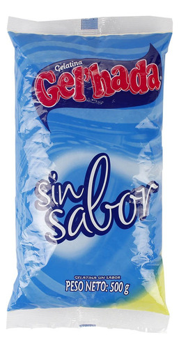 Gelatina Sin Sabor Gel'hada X 500 Gr