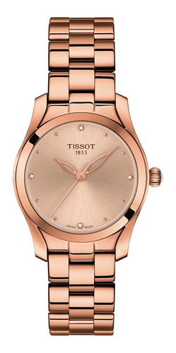 Reloj Tissot T-wave Diamond T1122103345600 Agente Oficial