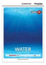 Water: Vital For Life W/online Access - Cdeir Lev A2 Kel Edi