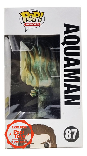 Funko Pop - Pop! Heroes - Aquaman No. 87 Entertainment Earth