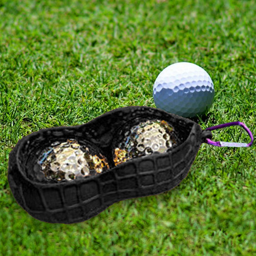 2 Titular De Bola De Golfe De Silicone Ao Ar Livre Com Furos