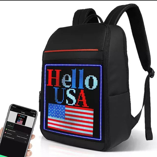 Mochila Inteligente Con Pantalla Led