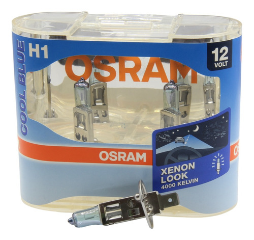 Kit De 2 Focos  Osram  H1 Cool Blue 50w 12v 64150cb 