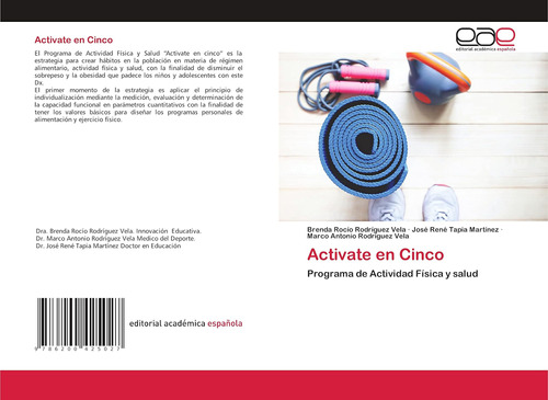 Libro: Activate En Cinco: Programa De Actividad Física Y Sal