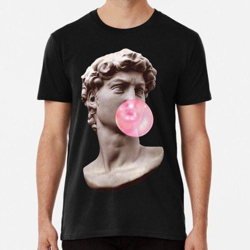 Remera Estatua Griega Con Chicle Algodon Premium