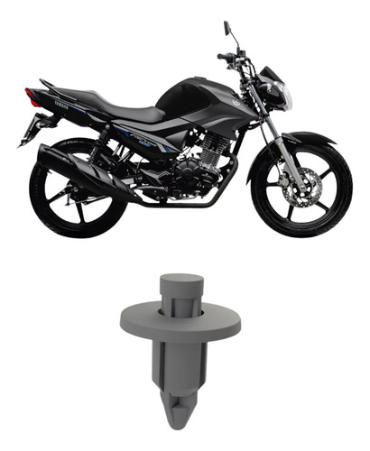 Kit 10 Grampos Presilhas Carenagem Yamaha Ybr Factor 150