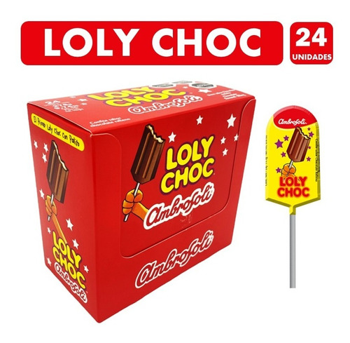Chocolate Loly Choc (display Con 24 Paletas)