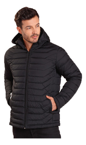 Chaqueta Hombre Acolchada Impermeable Invierno Cuello Alto Abrigo Moda Masculina Liviana Urbana Ropa De Calle Calidad Premium