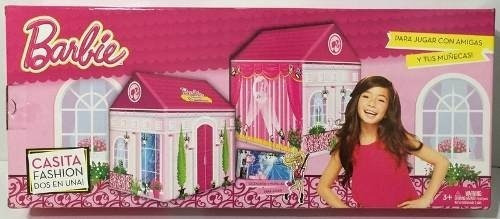 Casita Fashion Barbie 2 En 1 Con Accesorios Jlt Fd9482