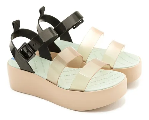Sandalias playeras plataforma sale