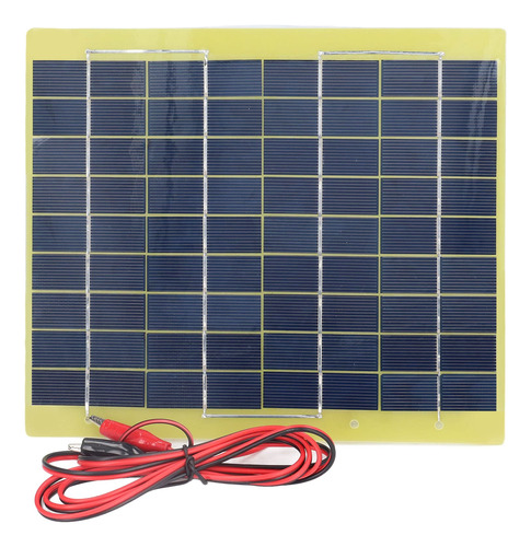 Cargador Panel Solar Material Olysilicon Portatil Ligero 12v