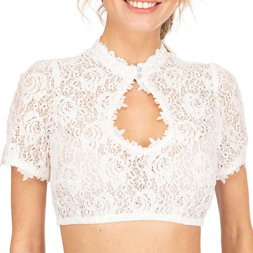2 1pc Lenceria Aro Chaleco Encaje Blusa Elegante Negra Para
