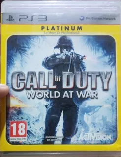 Call Of Duty World At War Ps3 En Español Único