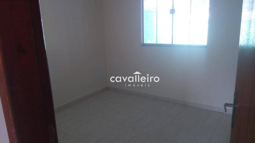 Casa Com 2 Dormitórios À Venda, 56 M² Por R$ 210.000,00 - Bambuí - Maricá/rj - Ca4122