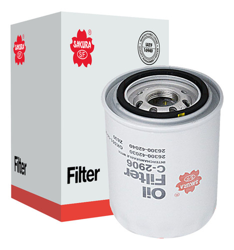 Filtro Aceite P/ Hyundai H100 Van 2.5l 4l Diesel 2014