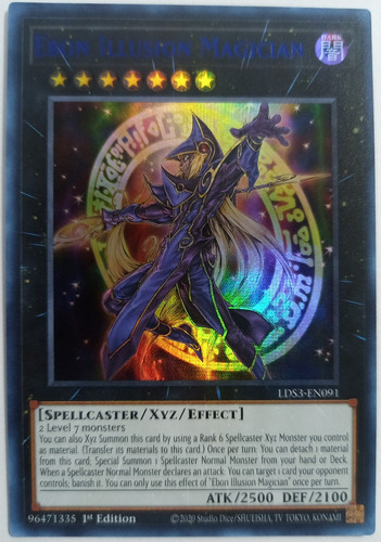 Ebon Illusion Magician - Ultra Rare    Lds3  Azul