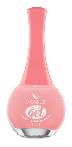 Imagen 1 de 4 de Esmalte Vogue Color Efecto Gel Facil Aplicacion X 14 Ml