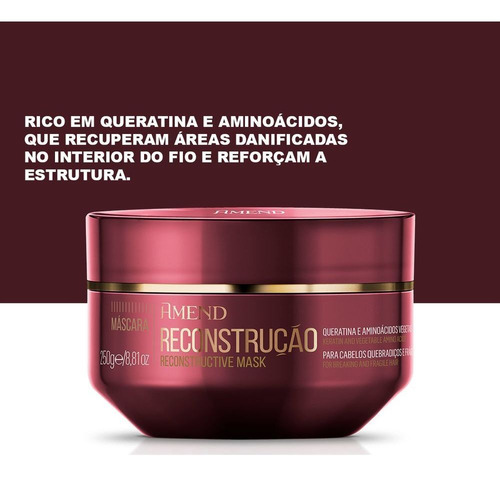 Máscara Capilar Amend Reconstrução 250g