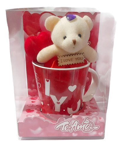 Taza Osita San Valentin Regalo Cumpleaños Amor Amistad