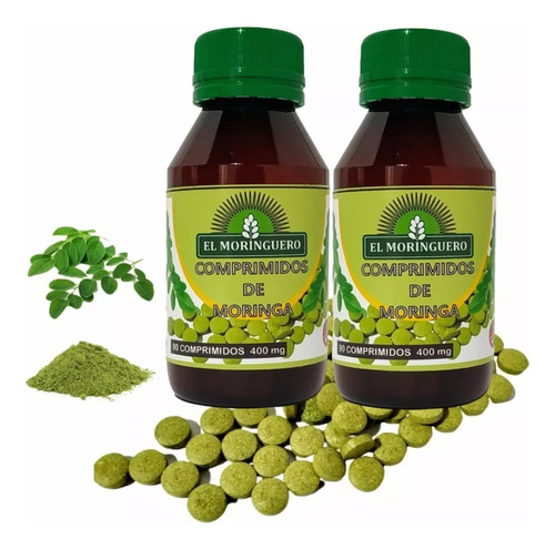 Comprimidos De Moringa 400 Mg  180u