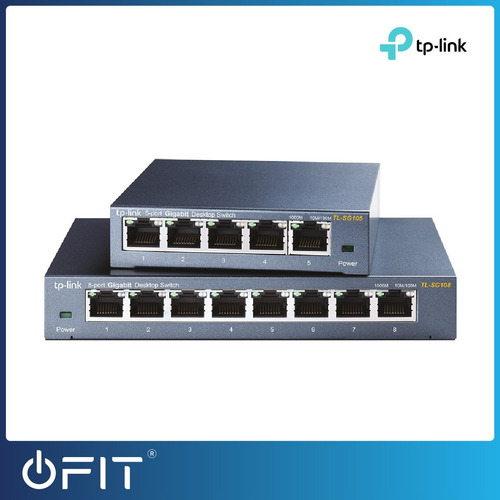 Imagen 4 de 10 de Switch Tp Link Tl-sg105 5 Puertos Gigabit Mbps Metal