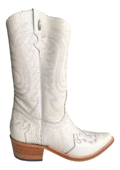 Botas Texanas Blancas Mujer Hombre Calidad Premium Vaqueras