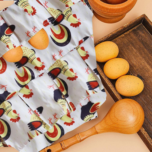 Delantal Recolector De Huevos Uniforme Para Ama De Casa Chef