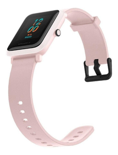 Imagen 4 de 4 de Smartwatch Amazfit Basic Bip U Pro 1.43" caja de policarbonato pink, malla pink de goma de silicona A2008