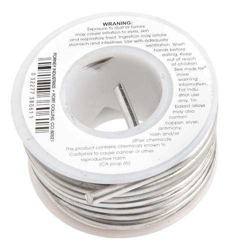 Forney 38061 Solder Lf Solid 1/8, 8 Oz.,silver