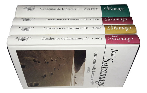 Cuadernos De Lanzarote / 5 Tomos - Jose Saramago / Tapa Dura