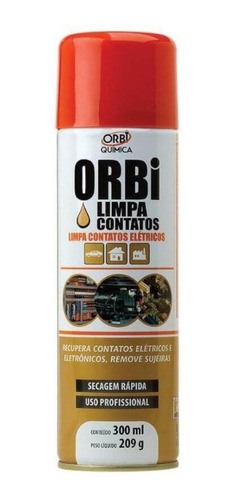 Orbi Limpia Contactos Electricos Y Electronicos 300 Ml