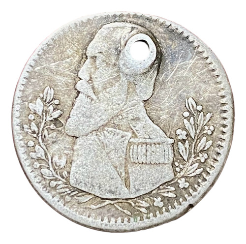 Medalla Monetaria General Melgarejo Potosí 1865 Plata (Usado)