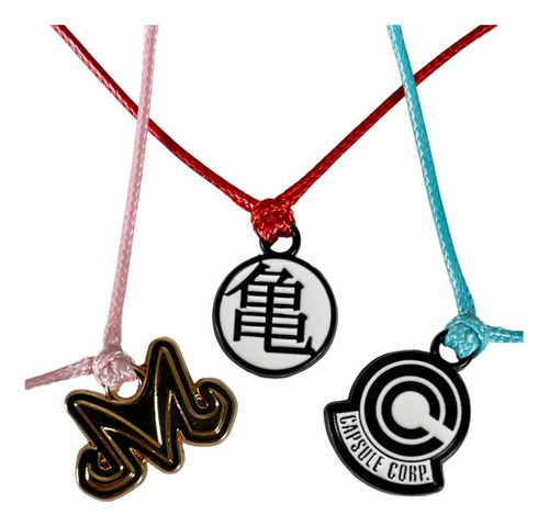 Pulseras De Amistad Capsula Corp Dragon Ball Z Set 3 Pzs
