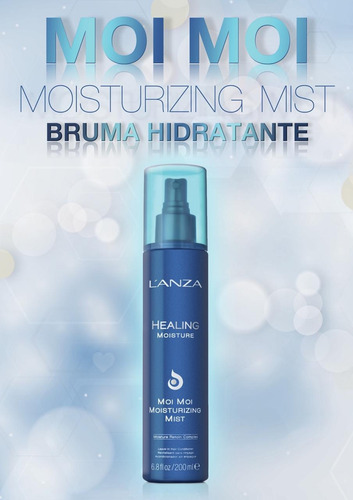 Moisture Lanza Shampoo, Cond + Leave-in Moi Moi Moisturizing