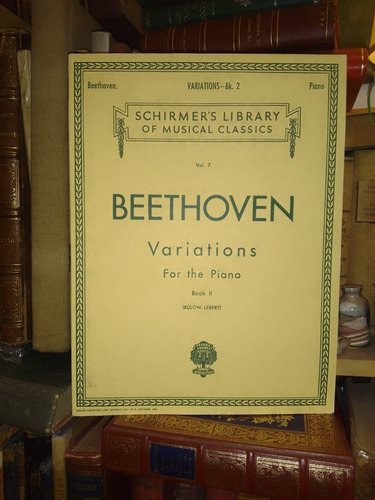 Beethoven: Variations P/ Piano. Book 2. Schirmer Partitura