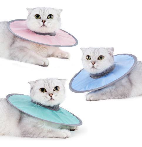 Collar Ajustable En Forma De Cono De Gato Para Recuperar El