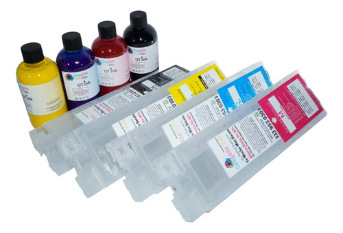 Cartucho Rellenable Compatible Epson T941 T01c C5290 C5790