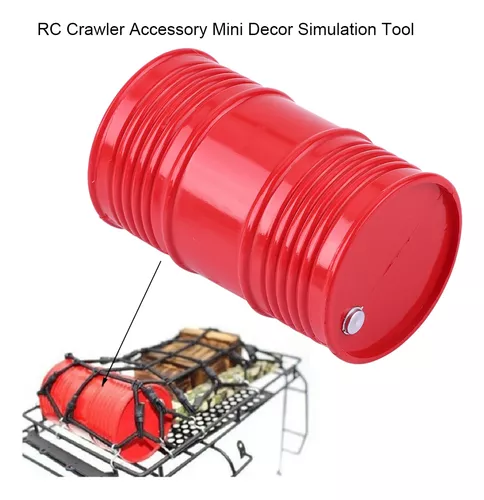 Extintor de incendios de coche RC, juguete de simulación de metal mini  extintor de incendios para CC01 / SCX10 / -4 / D90 RC Crawler Car