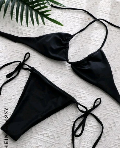 Bikini Negro, 2 Piezas.