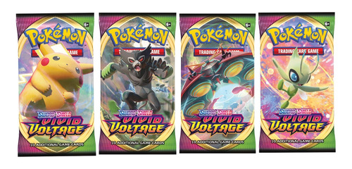 Sobres Cartas Pokemon Voltaje Vivido Tcg Originales