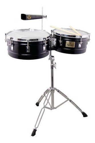 Tycoon Sti-1314-b | Timbales De Acrílico De 13 Y 14 Pulgadas