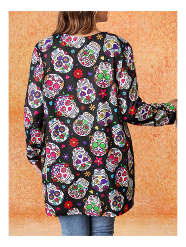 Ensamble Ligero Catrina Halloween Talla Extra Envio Incluido