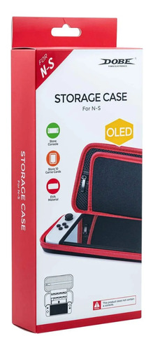 Estuche Para Nintendo Switch Oled Bolsa De Viaje Marca Dobe